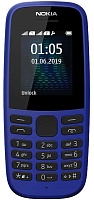 Мобильный телефон Nokia 105 Single Sim 2019 Blue (16KIGL01A13) UA-UCRF