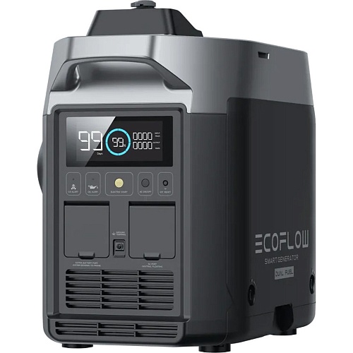 Генератор газово-бензиновый EcoFlow Smart Generator Dual Fuel 1.8/1.9 кВт (GasEBDUAL-UA) UA