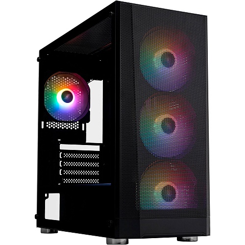 Корпус 1stPlayer FD5-M-BK-4F1 Black - придбати в Дніпрі, Україні: ціна, характеристики | інтернет-магазин TOUCH