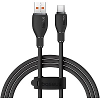 Кабель Baseus Pudding Series USB-А to Lightning 2m Black (P10355703111-01)