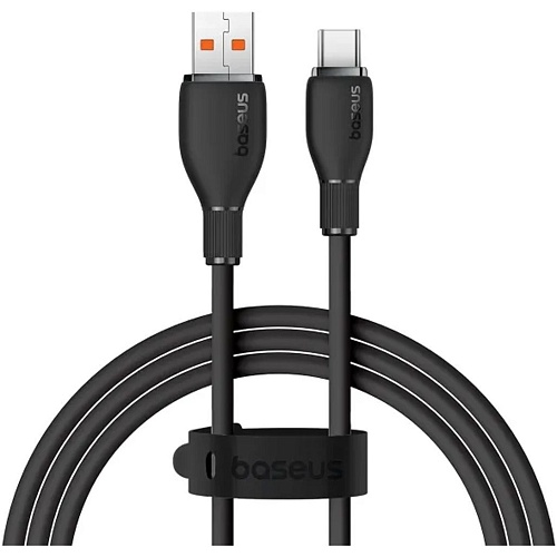 Кабель Baseus Pudding Series USB-А to Lightning 2m Black (P10355703111-01)
