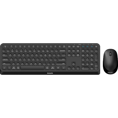 Комплект (клавіатура + миша) Philips SPT6407B/00 Black - придбати в Дніпрі, Україні: ціна, характеристики | інтернет-магазин TOUCH