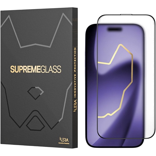 Защитное стекло iLera Frosted Glass 2.0 для Apple iPhone 17 (iLFrGl17)