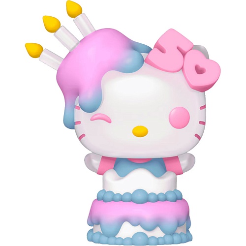 Фигурка Funko Pop! Hello Kitty 50th: Хеллоу Китти в торте 9.6см (76089) 