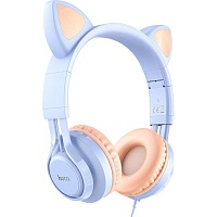 Навушники Hoco W36 Cat Ear Stereo Headphones Dream Blue (770417) - придбати в Дніпрі, Україні: ціна, характеристики | інтернет-магазин TOUCH