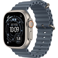 Смарт-часы Apple Watch Ultra 3 49mm Natural Titanium Case with Anchor Blue Ocean Band (MEWH4)