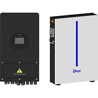 Система хранения энергии Deye SUN-5K-SG03 Black 5kW + АКБ RW-M6.1-B 6.1kWh (51.2V/120Ah/6144Wh)
