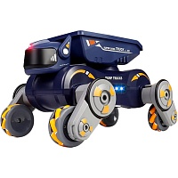 Радиоуправляемый робот JJRC Q187-A Light Spray Stunt Robot Dog Orange/Blue