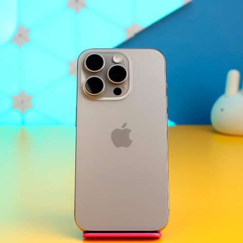 Смартфон Apple iPhone 15 Pro 256GB Natural Titanium (MTV53) Б/У - придбати в Дніпрі, Україні: ціна, характеристики | інтернет-магазин TOUCH