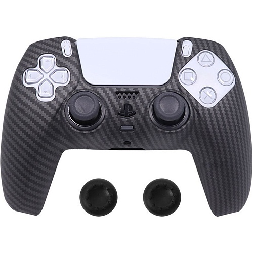 Чехол на геймпад Silicone Case для Sony DualSense Black Carbon