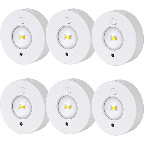 Набор светильников с датчиком движения MZ-L3301 6шт White 