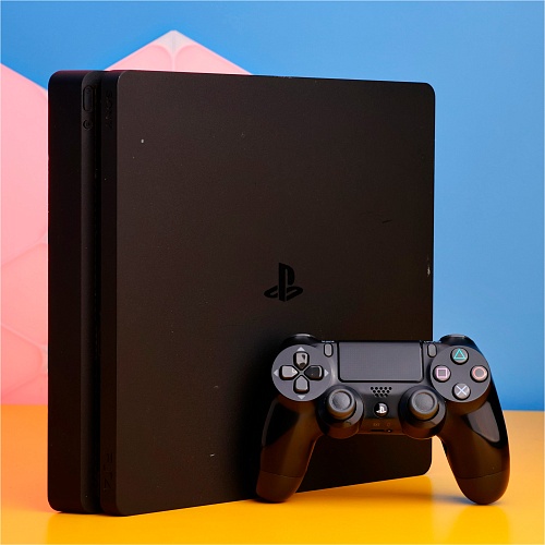 Ігрова консоль Sony PlayStation 4 Slim 1TB Black Б/У - придбати в Дніпрі, Україні: ціна, характеристики | інтернет-магазин TOUCH