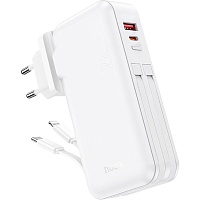 Внешний аккумулятор Hoco J126 Travel 10000mAh 22.5W White (615730)