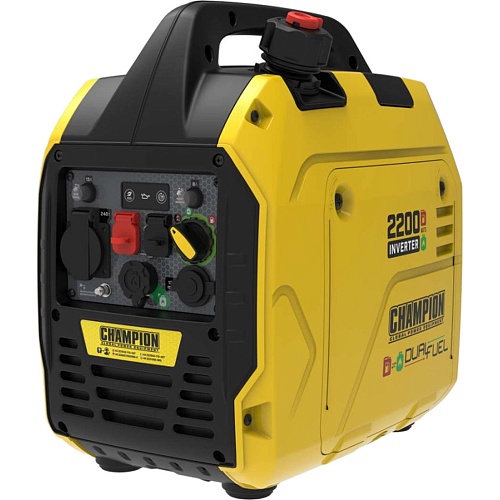 Инверторный газово-бензиновый генератор Champion 2200W LPG (92001i-DF-EU)