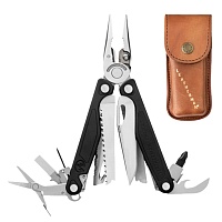 Мультитул Leatherman Charge Plus Black + кожаный чехол (832555)