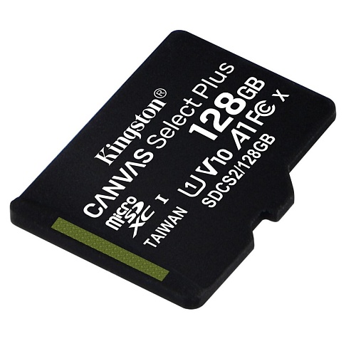 Карта памяти Kingston 128GB microSDXC Canvas Select Plus A1 C10 (SDCS2/128GBSP)