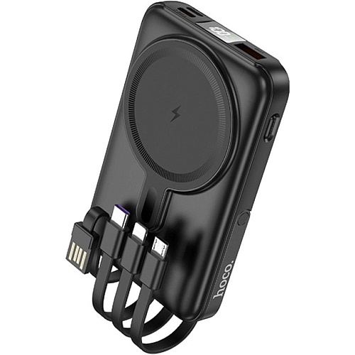 Внешний аккумулятор Hoco J135 Rico MagSafe 10000mAh 22.5W Black (635516)