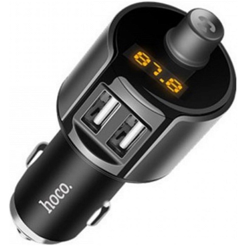 FM-трансмиттер Hoco E19 Smart Metal Grey