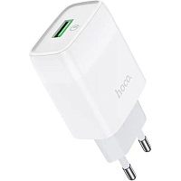Сетевое зарядное устройство Hoco C72Q Glorious 18W White (732514)