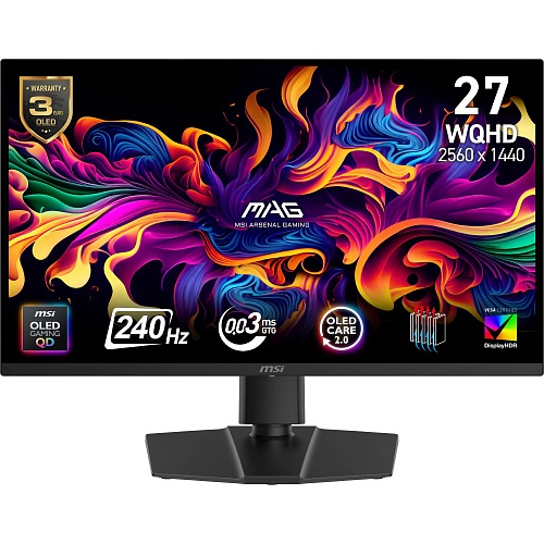Монитор MSI 26.5" MAG 271QP QD-OLED X24