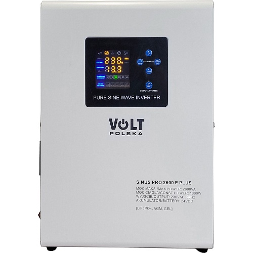 Источник бесперебойного питания (ИБП) Volt Polska Sinus Pro 2600E Plus (3SPM26024M)