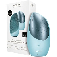 Чистящая щетка для лица GESKE Sonic Thermo Facial Brush 6в1 Turquoise (HB0081)