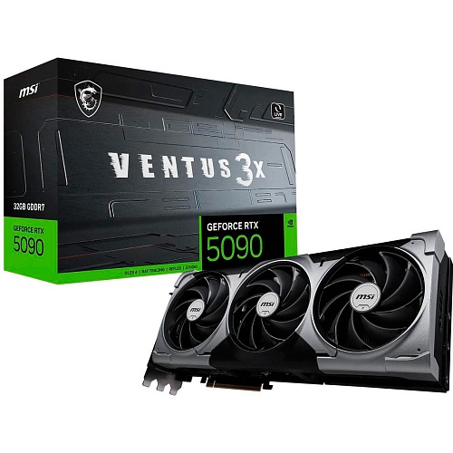 Видеокарта MSI GeForce RTX 5090 32G VENTUS 3X (G5090-32V3) UA
