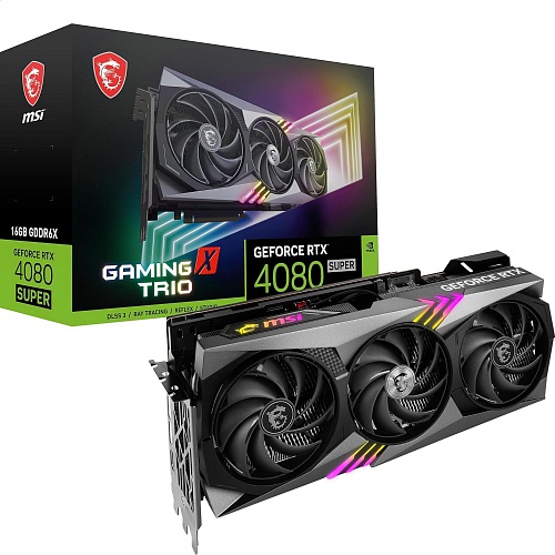 Видеокарта MSI GeForce RTX 4080 SUPER 16G Gaming X Trio