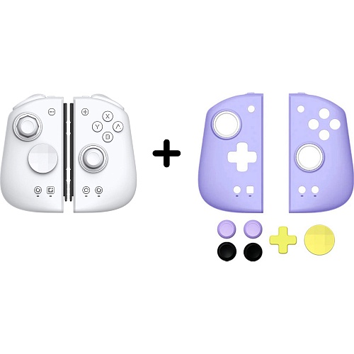 Геймпад Mobapad M6 HD Controller Pro Joy-Сons + Purple Panel для Nintendo Switch (L и R геймпад)