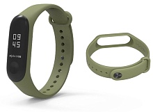 Ремешок силиконовый для Xiaomi MI Band 3/4 (Khaki)