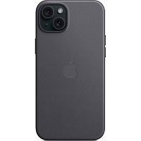 Чехол FineWoven Case with MagSafe для Apple iPhone 15 Plus Black AAA