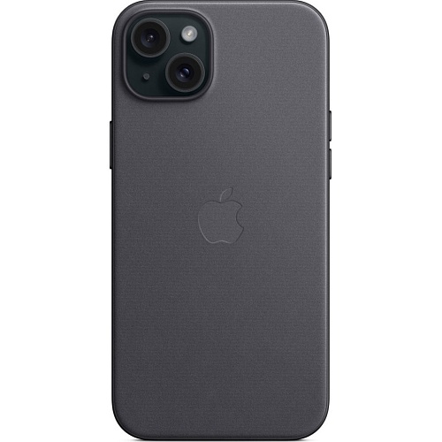 Чехол FineWoven Case with MagSafe для Apple iPhone 15 Plus Black AAA