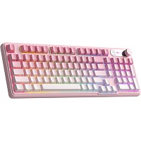Клавіатура MageGee GK960 Wireless Pink/White (6971969729032)  - придбати в Дніпрі, Україні: ціна, характеристики | інтернет-магазин TOUCH
