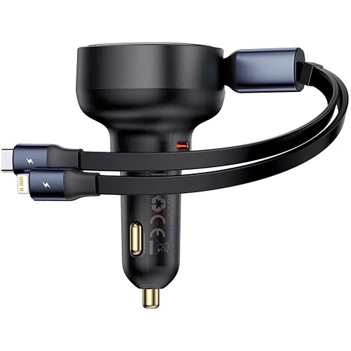 Автомобильное зарядное устройство Baseus Enjoyment Pro Car Charger 60W Cluster Black (C00057802111-00)