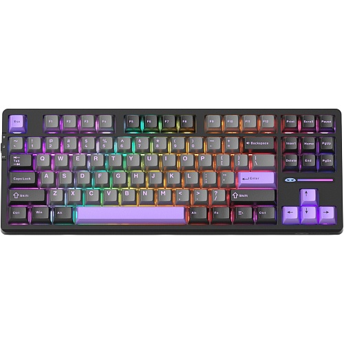 Клавиатура MageGee Light 87 Wireless Blue Whale Switch Dark Purple (6971969728721-UA)