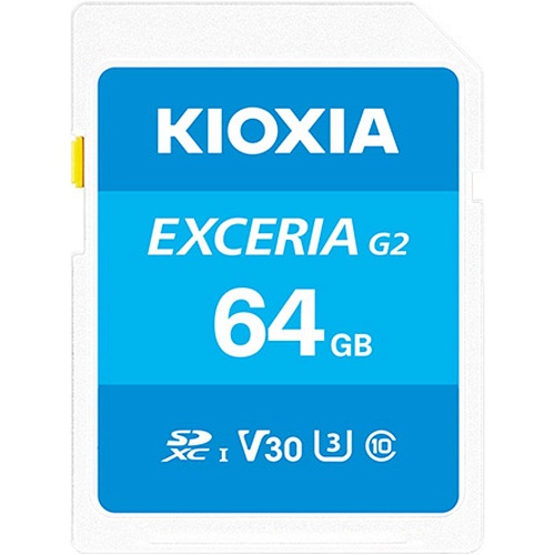 Карта пам'яті Kioxia SDXC Exceria G2 64GB Class 10 UHS-I U3 V30 (R100/W50MB/s) (LNEX2L064GG4) - придбати в Дніпрі, Україні: ціна, характеристики | інтернет-магазин TOUCH