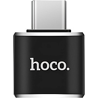 Переходник Hoco UA5 Type-C to USB Black (64121)