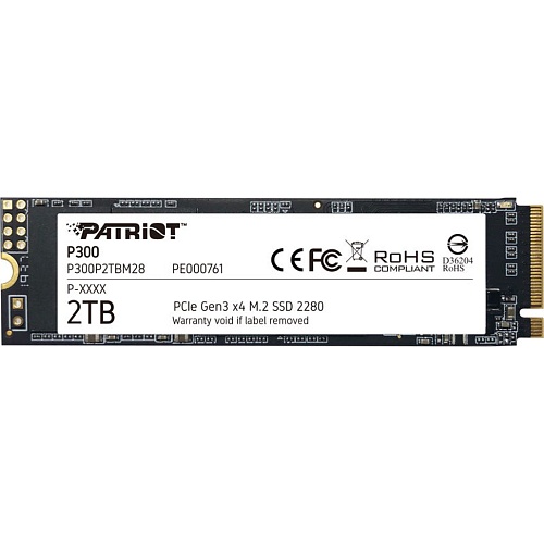SSD накопитель Patriot P300 2TB (P300P2TBM28)