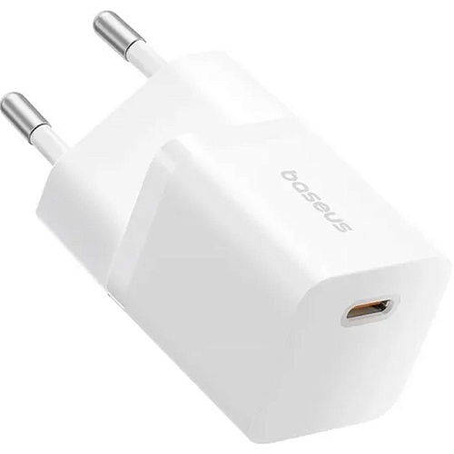 Сетевое зарядное устройство Baseus GaN5 Mini Fast Charger USB-C 25W White (P10110909213-00)