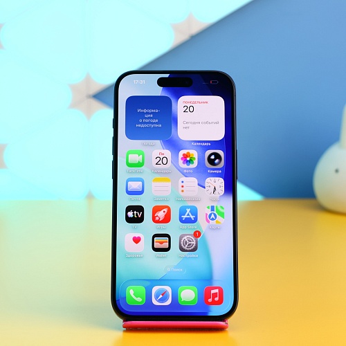Смартфон Apple iPhone 15 Pro 256GB Blue Titanium (MTV63) Б/У