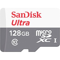 Карта памяти SanDisk microSDXC 128GB UHS-I Ultra A1 R-100MB/s (SDSQUNR-128G-GN6MN)