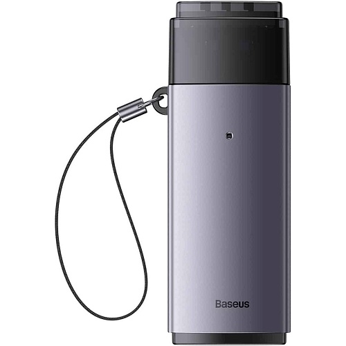 Кардрідер Baseus Lite Series USB-A to SD/TF Grey (WKQX060013) - придбати в Дніпрі, Україні: ціна, характеристики | інтернет-магазин TOUCH