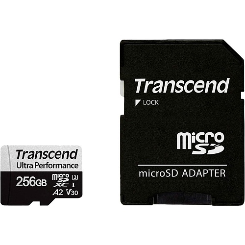 Карта пам'яті Transcend microSDXC 340S 256GB UHS-I U3 V30 A2 + adapter SD (TS256GUSD340S) - придбати в Дніпрі, Україні: ціна, характеристики | інтернет-магазин TOUCH