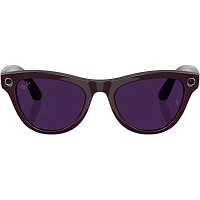 Смарт-очки Ray-Ban Meta Skyler Gen 2 Standart Shiny Mysic Violet Frame/Clear to Amethyst Transitions Lenses (RW4014 6701CH 52-20)