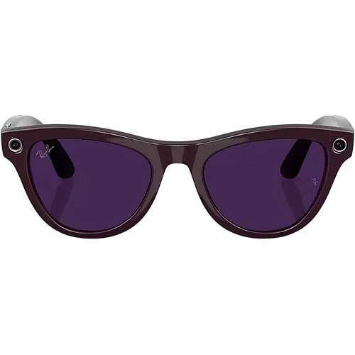 Смарт-очки Ray-Ban Meta Skyler Gen 2 Standart Shiny Mysic Violet Frame/Clear to Amethyst Transitions Lenses (RW4014 6701CH 52-20)