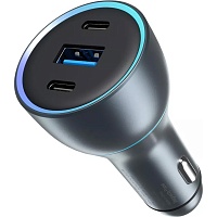 Автомобільний зарядний пристрій Proove Super Charge 130W 2хType-C + USB-A (ACSC13120004) Metal Gray  - придбати в Дніпрі, Україні: ціна, характеристики | інтернет-магазин TOUCH