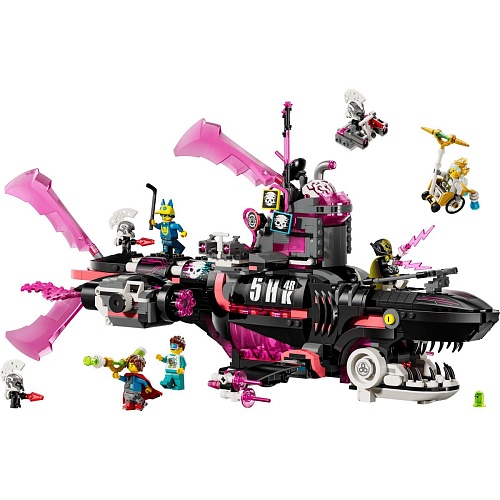 Конструктор LEGO DREAMZzz: Устрашающая подводная лодка «Акула» (71500)