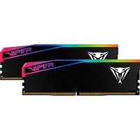 Модуль памяти DDR5 Patriot Viper Elite 5 Ultra RGB 2x32GB 6000MHz Matte Black (VEUR564G6028K)