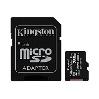 Карта памяти Kingston 256GB microSDXC Canvas Select Plus A1 C10 + SD адаптер (SDCS2/256GB)