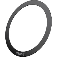 Пластини для автотримачів Baseus Halo Series Magnetic Metal Ring Black (PCCH000001)